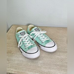 Converse Pastel Green Low-Top Sneakers